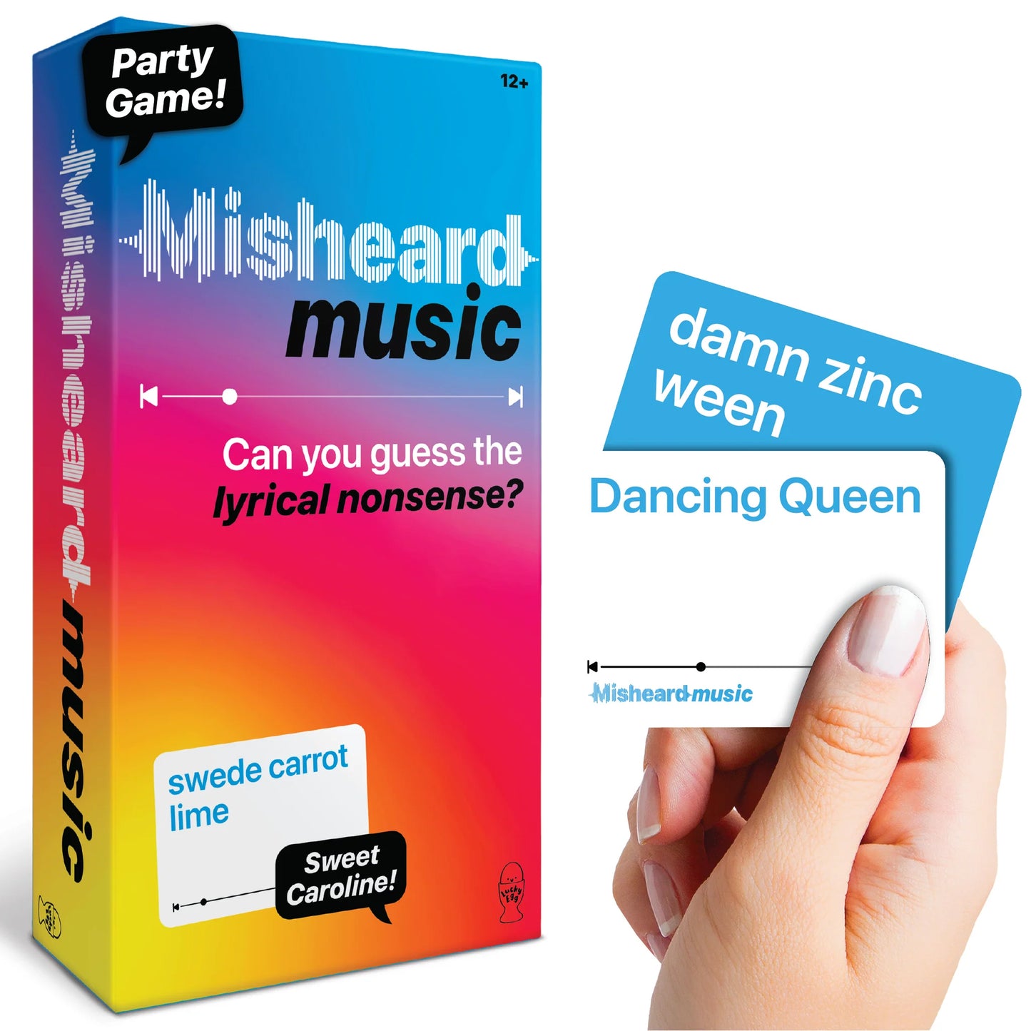 Misheard Music Hilarious Party Game - Fast-Paced Family Fun With 500 Cards