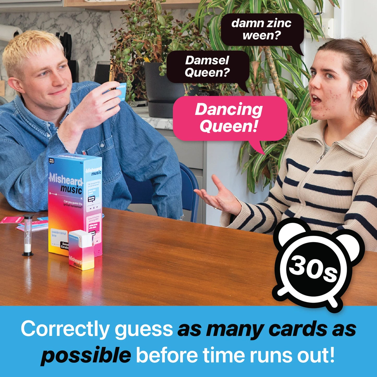 Misheard Music Hilarious Party Game - Fast-Paced Family Fun With 500 Cards