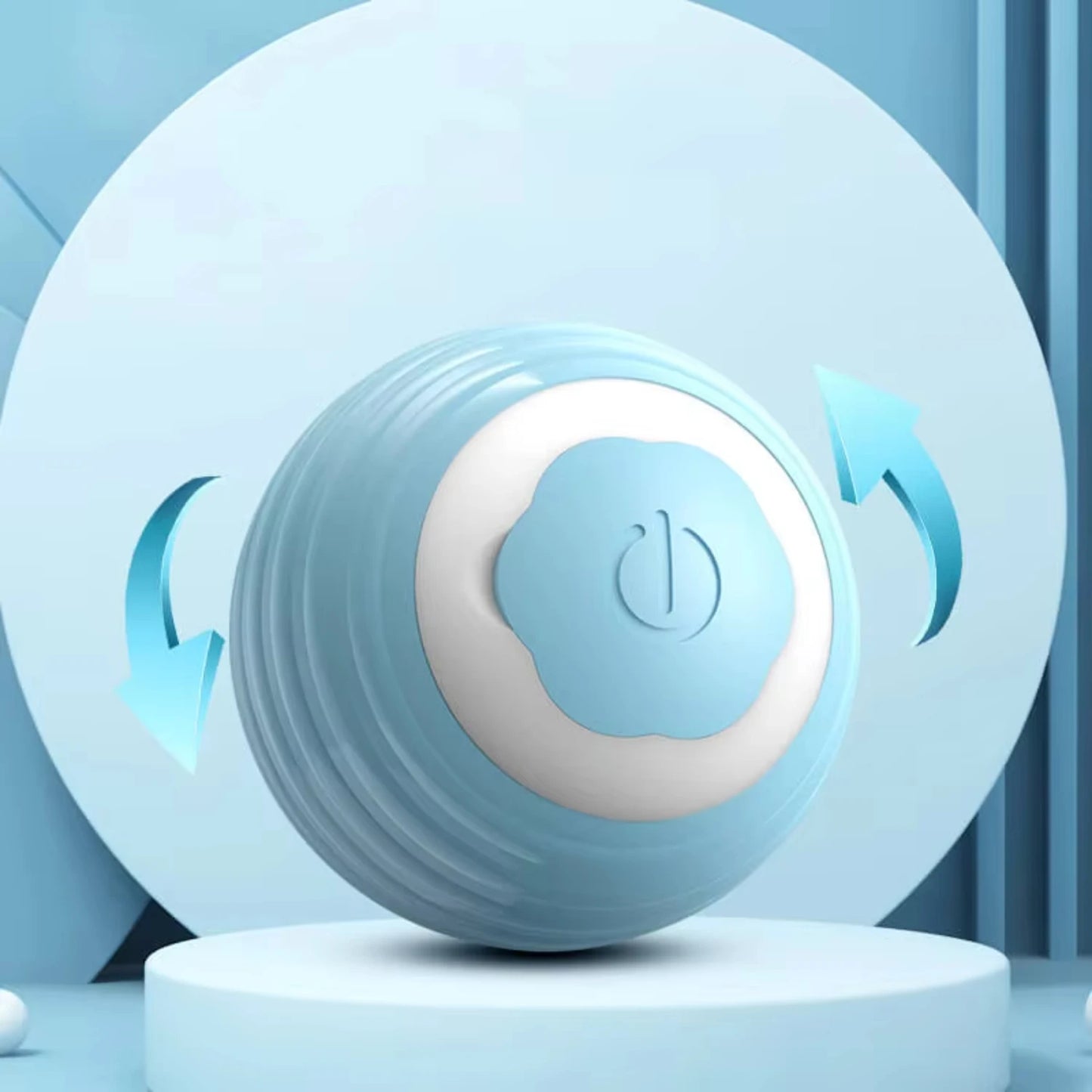 Interactive Rolling Cat Ball Toy, Fun for Cats & Small Pets, USB Rechargeable