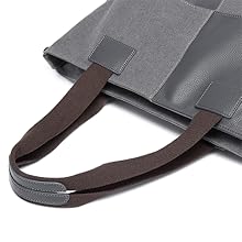 Kono Large Handbags for Women, Canvas Tote Bag, Patchwork Hobo Shoulder Bag, Plaid Crossbody for Travel, Work, School