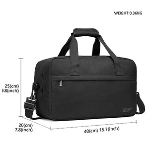 Kono Holdall Cabin Luggage Carry-on Bag Under Seat Flight Bag with Shoulder Strap