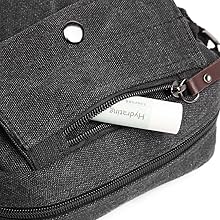 Kono Men's Canvas Messenger Bag - Small Crossbody Shoulder Satchel with Multi-Pockets for Travel & Daily Use