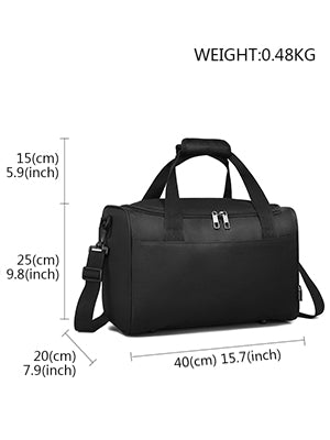 Kono Ryanair-Approved 40x20x25cm Underseat Cabin Bag | 20L Foldable Holdall - Lightweight Carry-On Hand Luggage