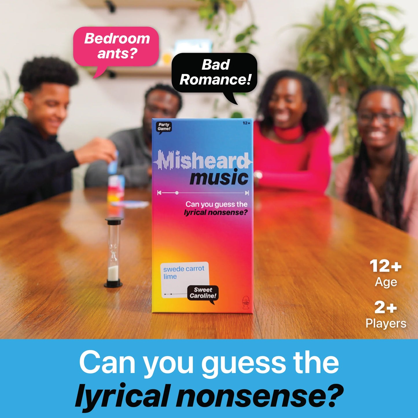 Misheard Music Hilarious Party Game - Fast-Paced Family Fun With 500 Cards