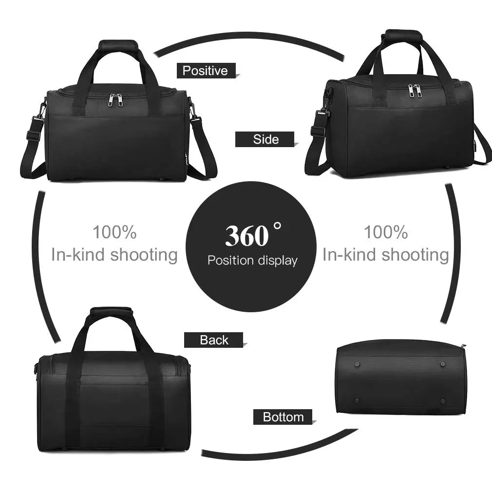 Kono Ryanair-Approved 40x20x25cm Underseat Cabin Bag | 20L Foldable Holdall - Lightweight Carry-On Hand Luggage