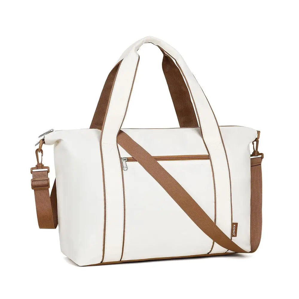 Kono Women’s Travel Duffel Bag - Underseat Cabin Carry On with Wet Pocket, Water-Resistant Weekender