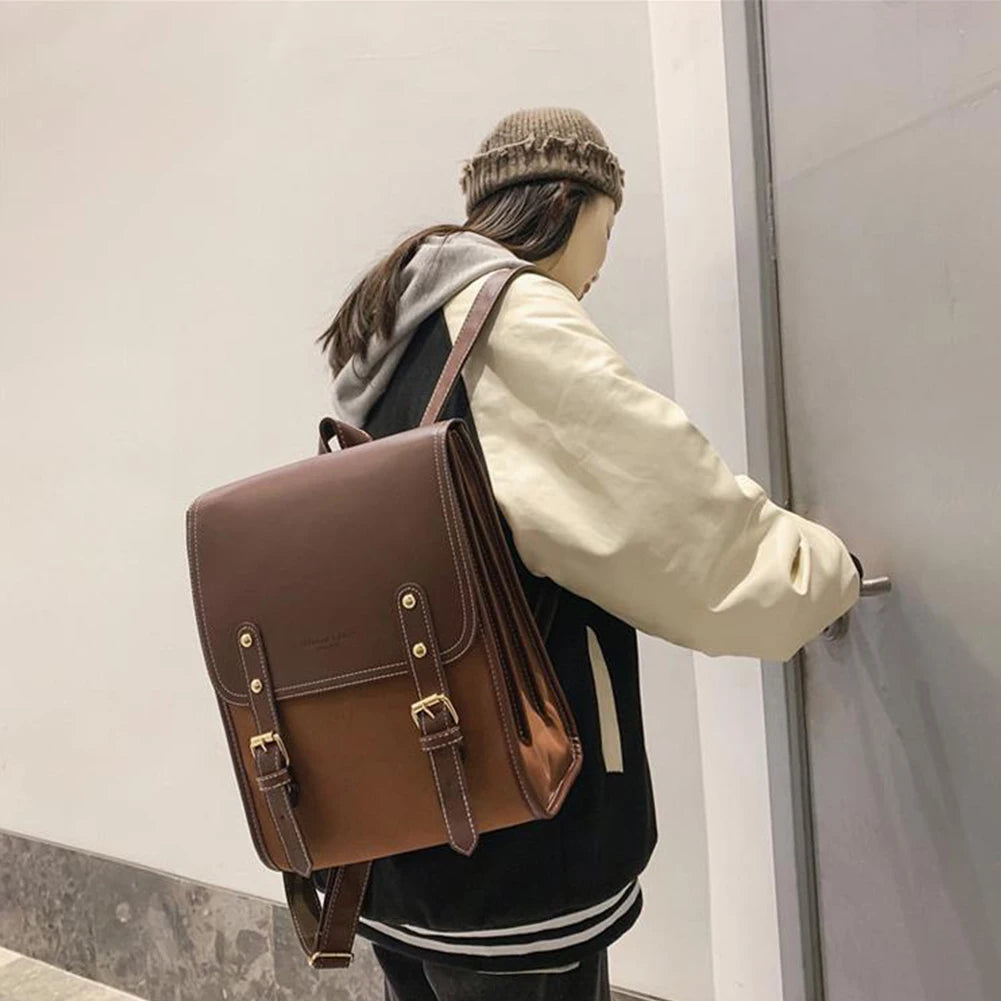 Japanese Travel Backpacks Large Capacity Laptop Backpack Vintage College Rucksack Bag for Women Fashion Ladies Casual College