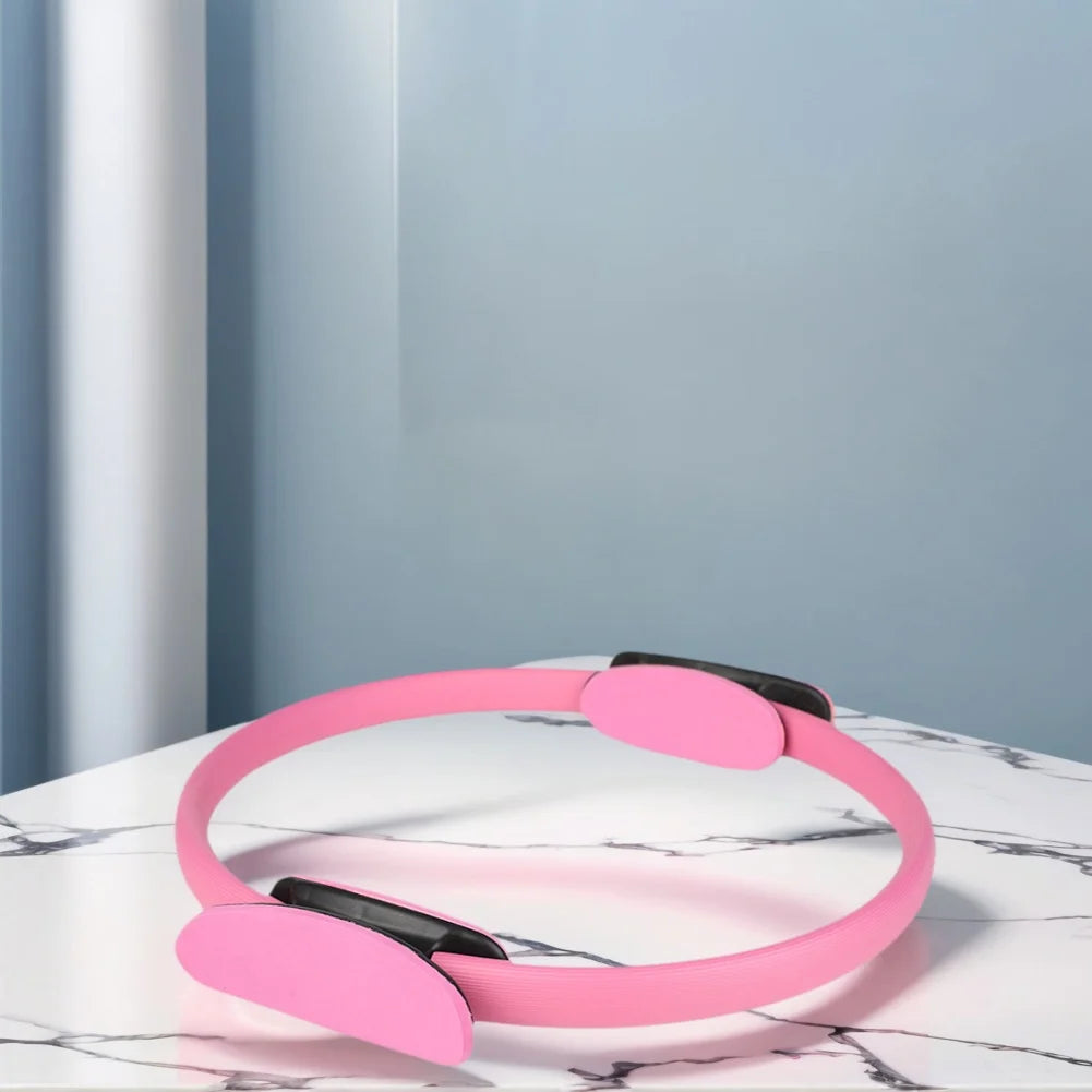 Pilates Ring Fitness Ring with Non Slip Handles Fitness Circle Portable Flexible Resistance Exercise Equipment for Women