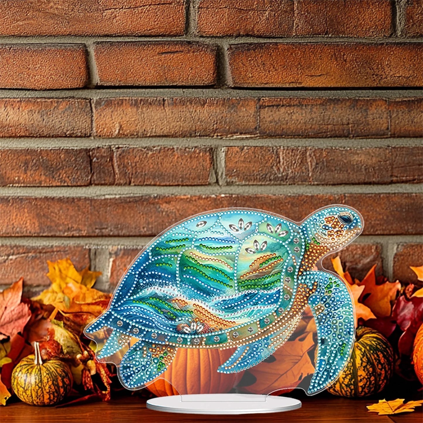 Sea Turtle Desktop Decoration - DIY Diamond Art Craft Kit