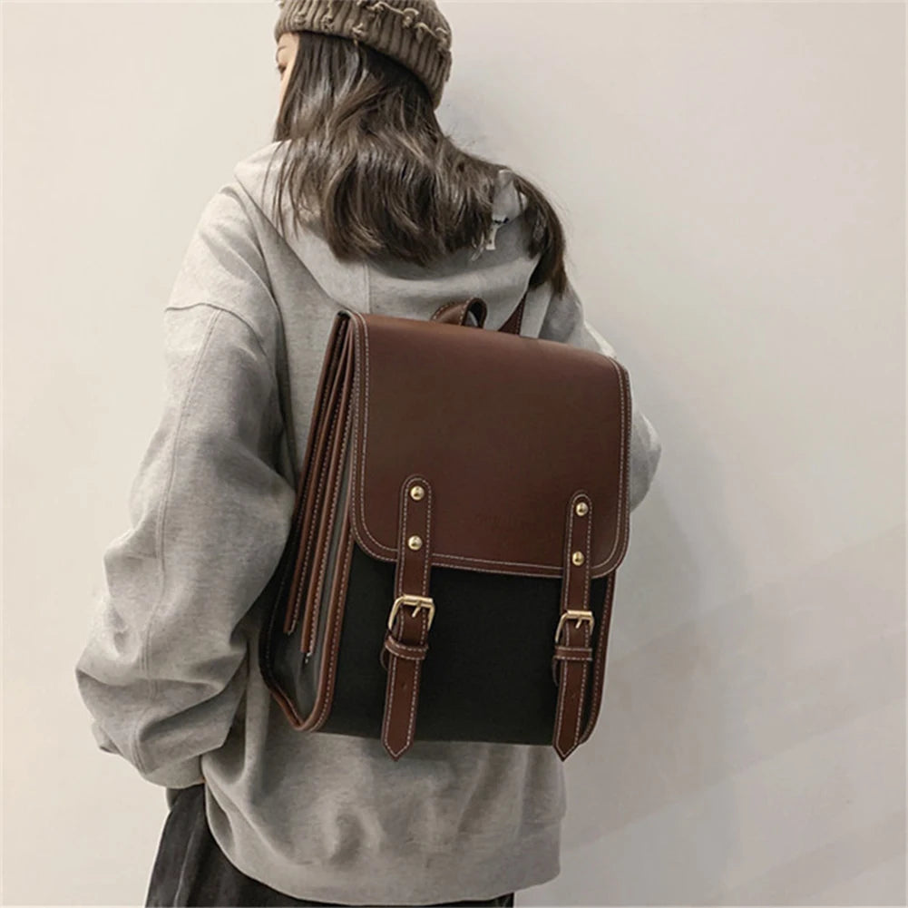 Japanese Travel Backpacks Large Capacity Laptop Backpack Vintage College Rucksack Bag for Women Fashion Ladies Casual College