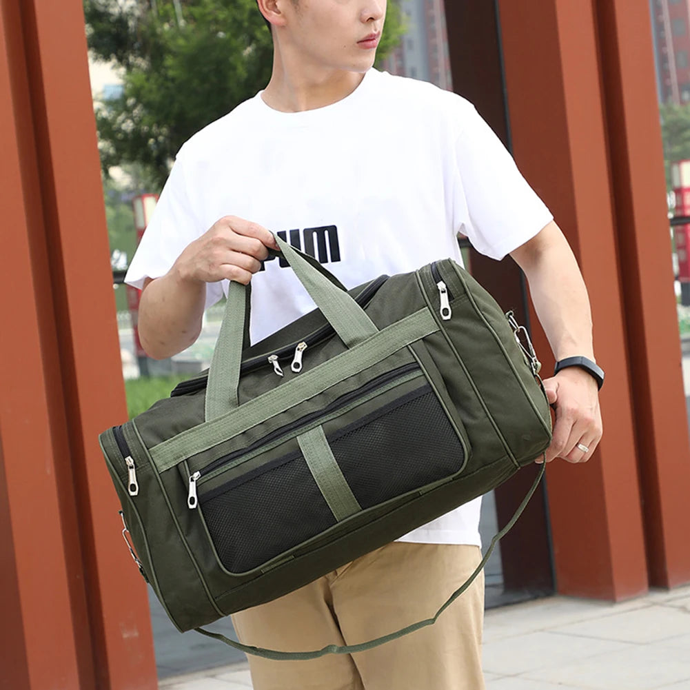 Waterproof Gym Exercise Bag Fitness Sport Bag Oxford Dry Wet Separation Bags Large Capacity Multifunctional Sports Backpack Man