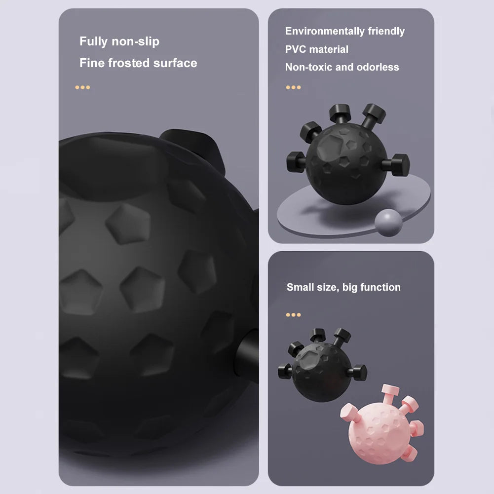 Hand Strength Exerciser Ergonomic Hand Ball Gripper Exerciser Anti Slip Finger Exerciser Trainer Rock Climbing Fitness Equipment