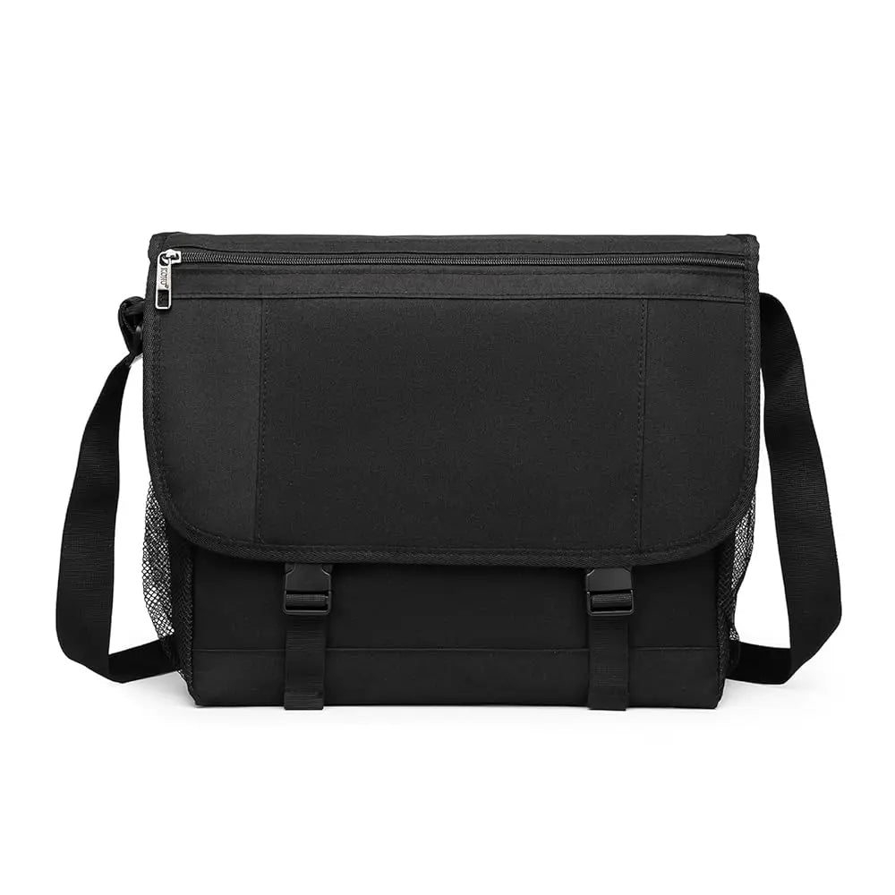 Laptop Messenger Bag, Men's Water-Resistant Shoulder Bag Fits Up to 15.6" Laptop, Anti-Theft Crossbody Satchel for Work & Travel