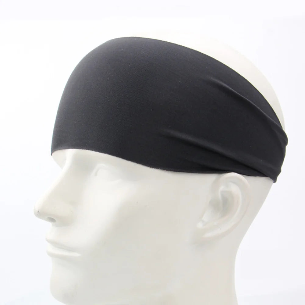 5-1PCS Sports Sweatband Breathable Sweat Absorbent Headband Soft Smooth Outdoor Sport Yoga Headband Hair Head Band