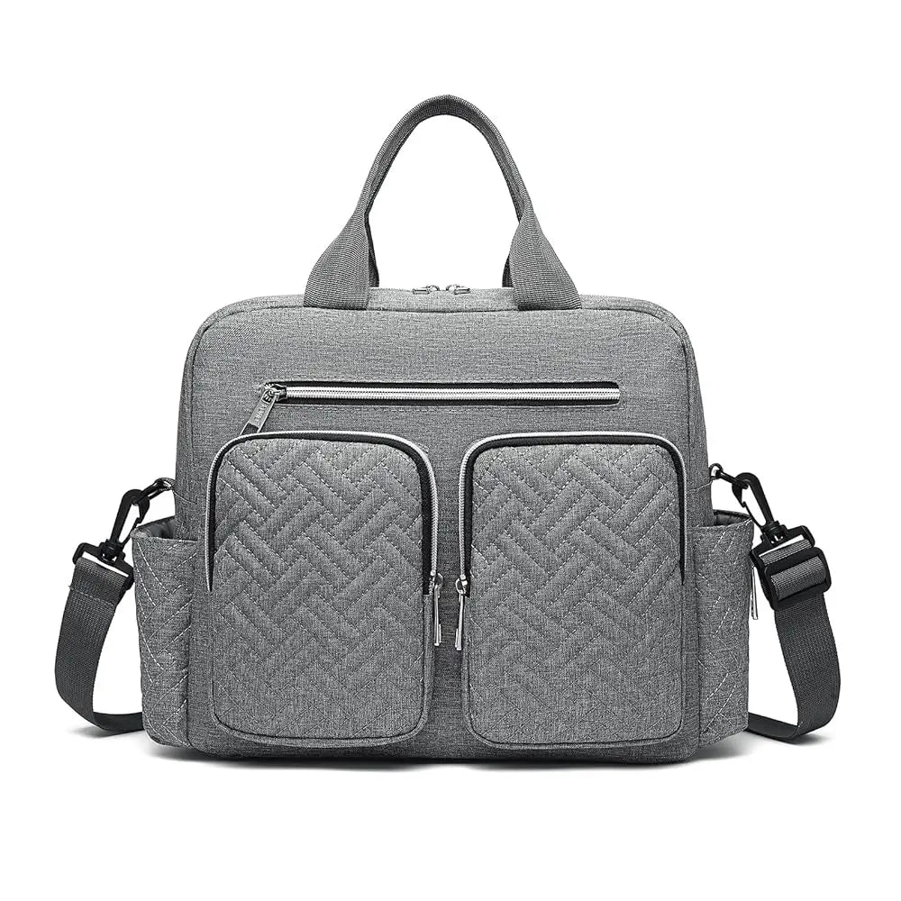 Kono Baby Changing Bag - Convertible Weekender Tote for Parents with Insulated Pockets, Diaper Messenger Bag for Travel