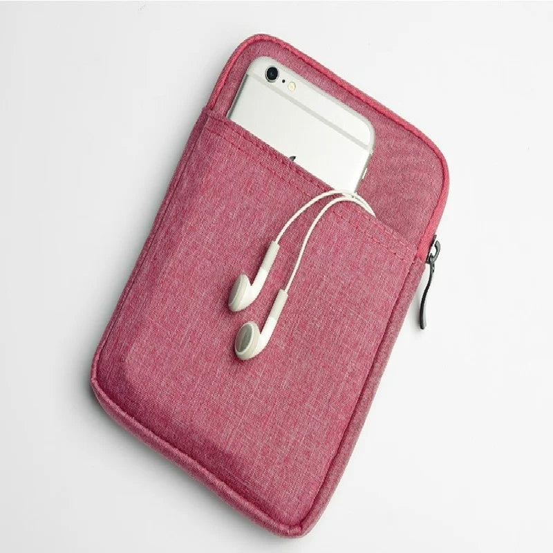 6-inch Tablet Bag Protective Cover Is Suitable for E-books, Storage Bags, Electronic Product Protection, Essential for Travel