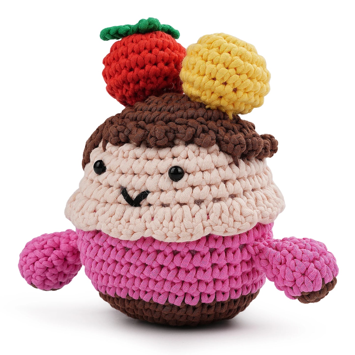 Cute Girl Crochet Kit - For Beginners With Step-by-Step Video Tutorials
