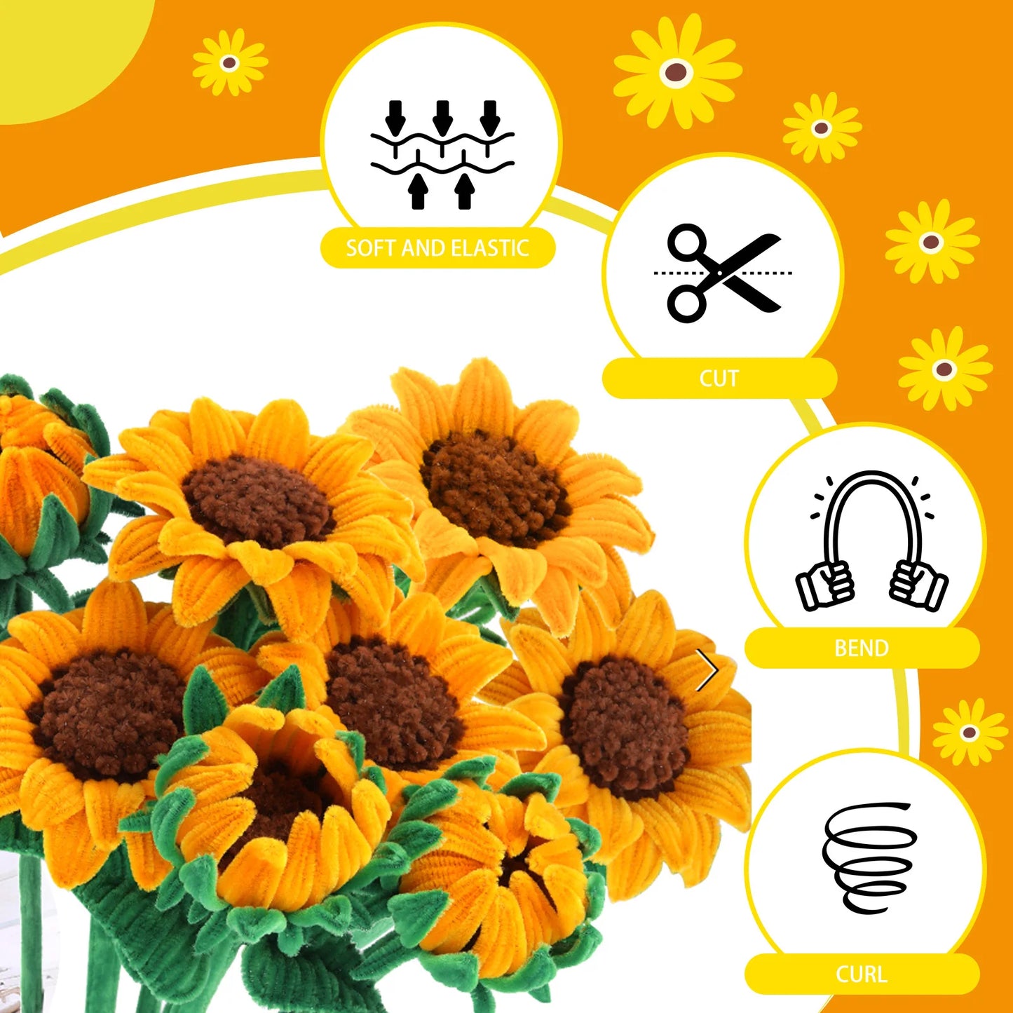 Floral Bouquet Arts And Craft Kit - 400 Piece Project