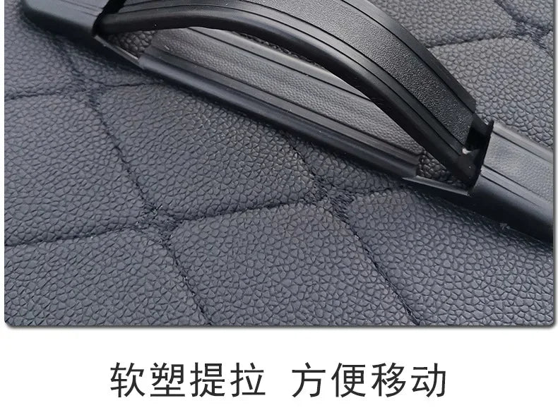 Car Trunk Organizer Box Large Capacity Auto Multiuse Tools Storage Bag Stowing Tidying Leather Folding For Emergency Storage Box