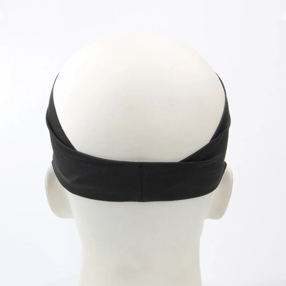 5-1PCS Sports Sweatband Breathable Sweat Absorbent Headband Soft Smooth Outdoor Sport Yoga Headband Hair Head Band