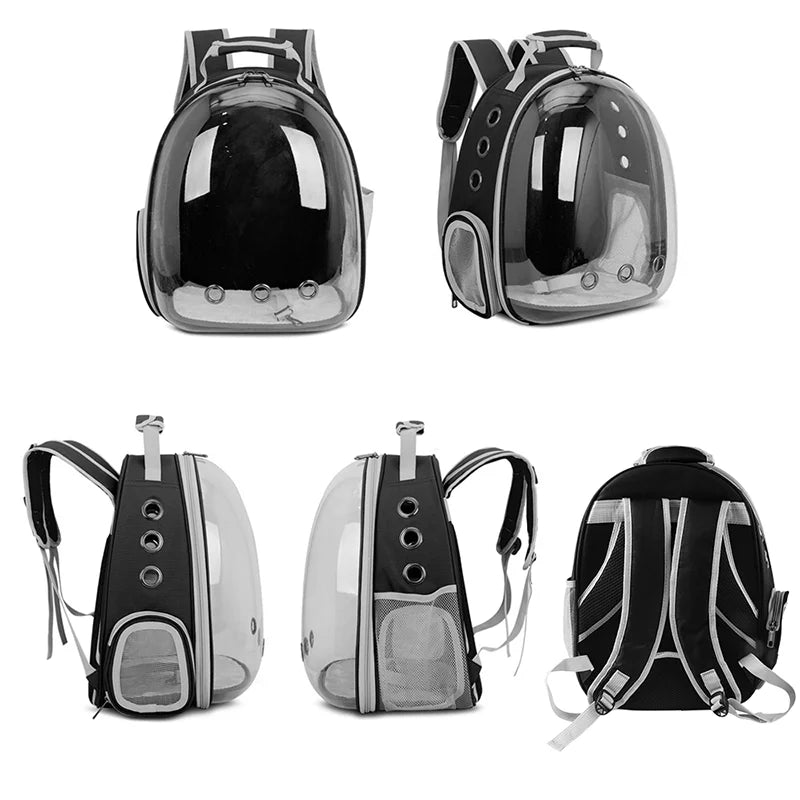 Space Pet Backpacks Pet Cat Carrying Bag Small Aanimal Carrier Cat Travel Bags Breathable Shoulder Handling Bag