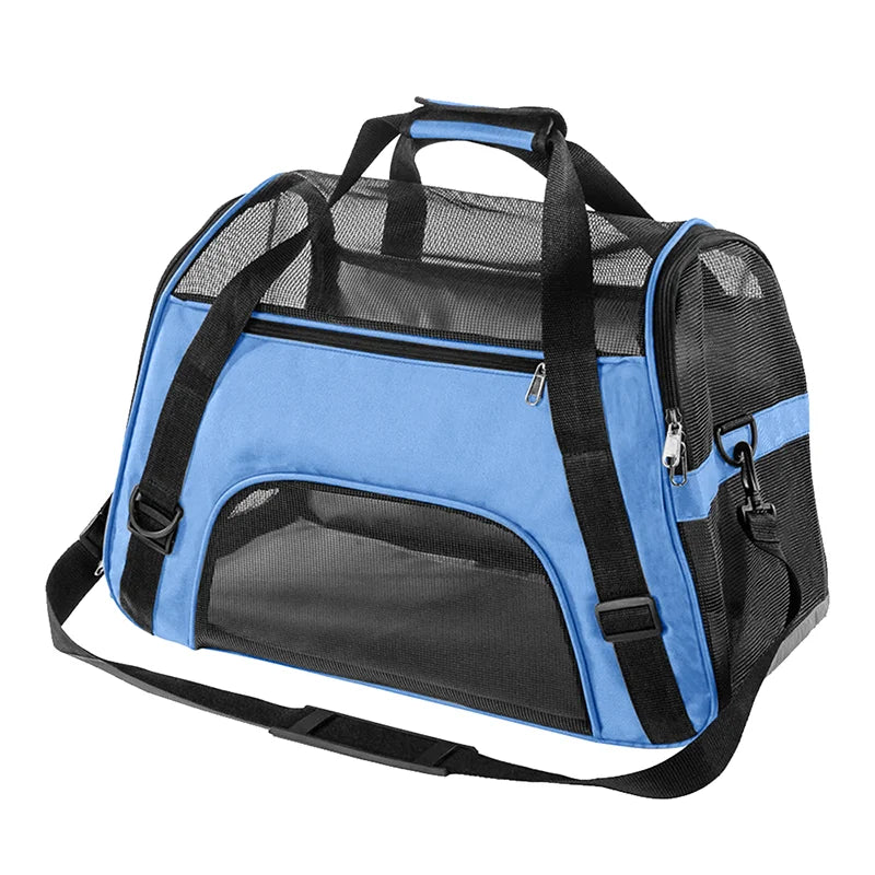 Cat Bags Portable Puppy Dog Carrier Bag Cats Handbag Mesh Breathable Foldable Travel Pet Bag Pet Carrying Supplies