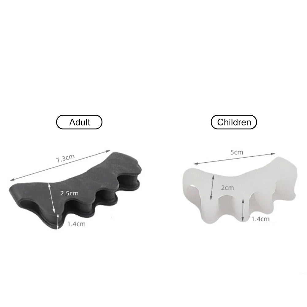 SEBS Comfortable Toe Separator Hallux Valgus Corrector Orthopedic Hammer Straightener Spreader Reduction Friction