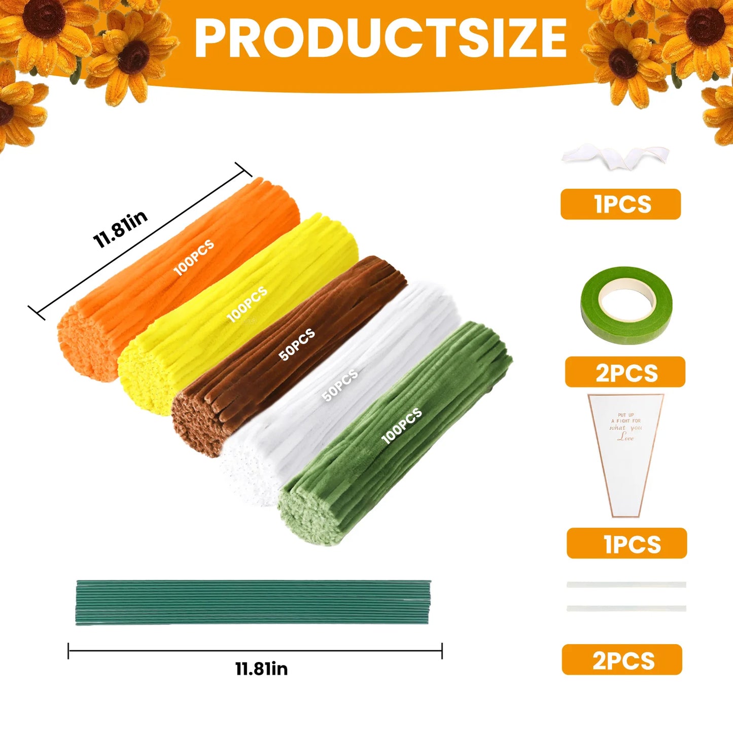 Floral Bouquet Arts And Craft Kit - 400 Piece Project