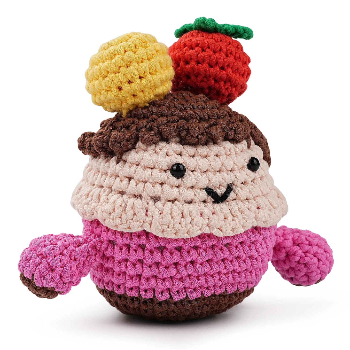 Cute Girl Crochet Kit - For Beginners With Step-by-Step Video Tutorials