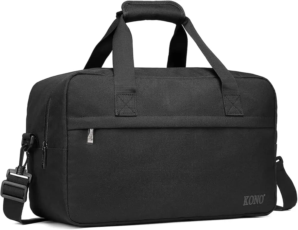 Kono Holdall Cabin Luggage Carry-on Bag Under Seat Flight Bag with Shoulder Strap