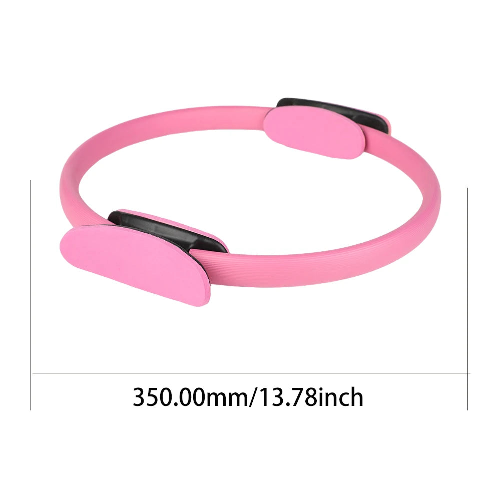 Pilates Ring Fitness Ring with Non Slip Handles Fitness Circle Portable Flexible Resistance Exercise Equipment for Women