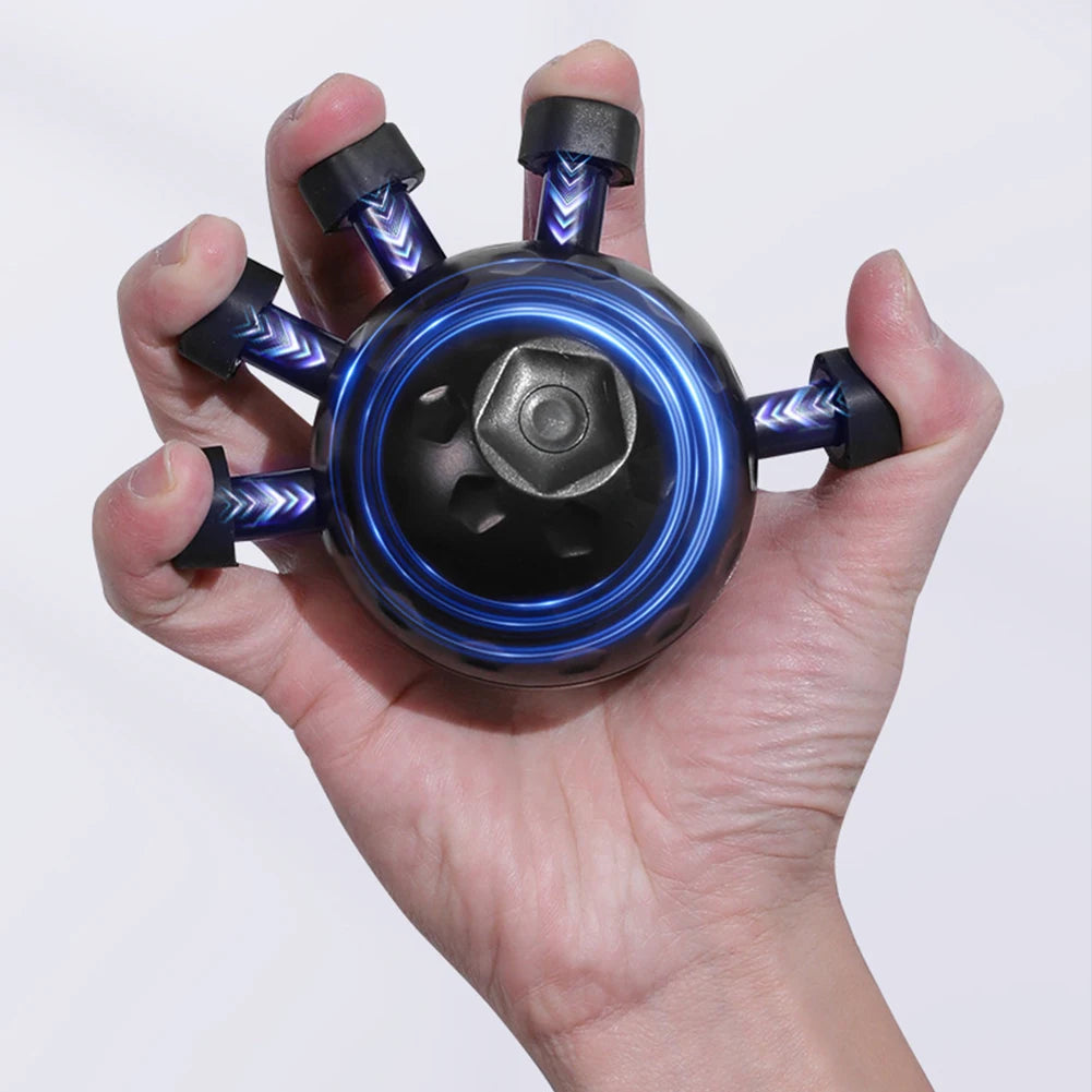 Hand Strength Exerciser Ergonomic Hand Ball Gripper Exerciser Anti Slip Finger Exerciser Trainer Rock Climbing Fitness Equipment