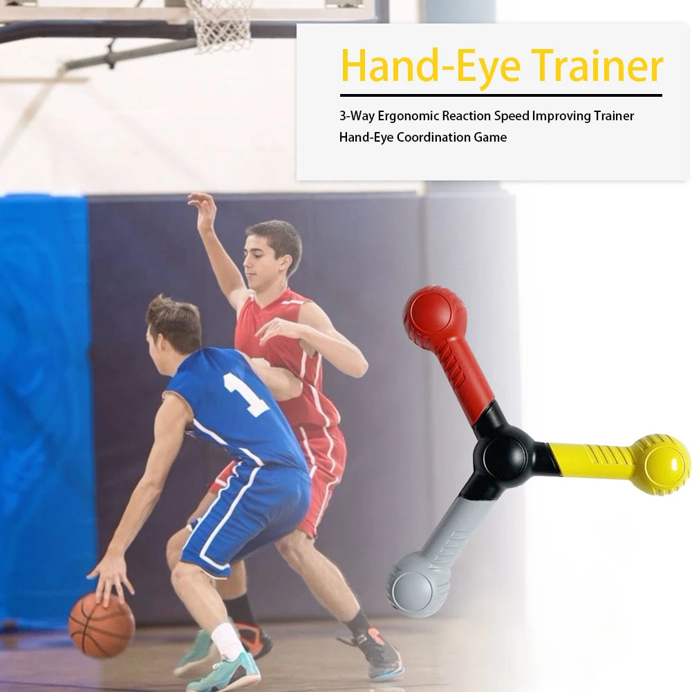 Reactive Catch Trainer Improve Reflex Agility Hand Eye Coordination Training Tool Fun for All Ages Focus for Sports Exercise