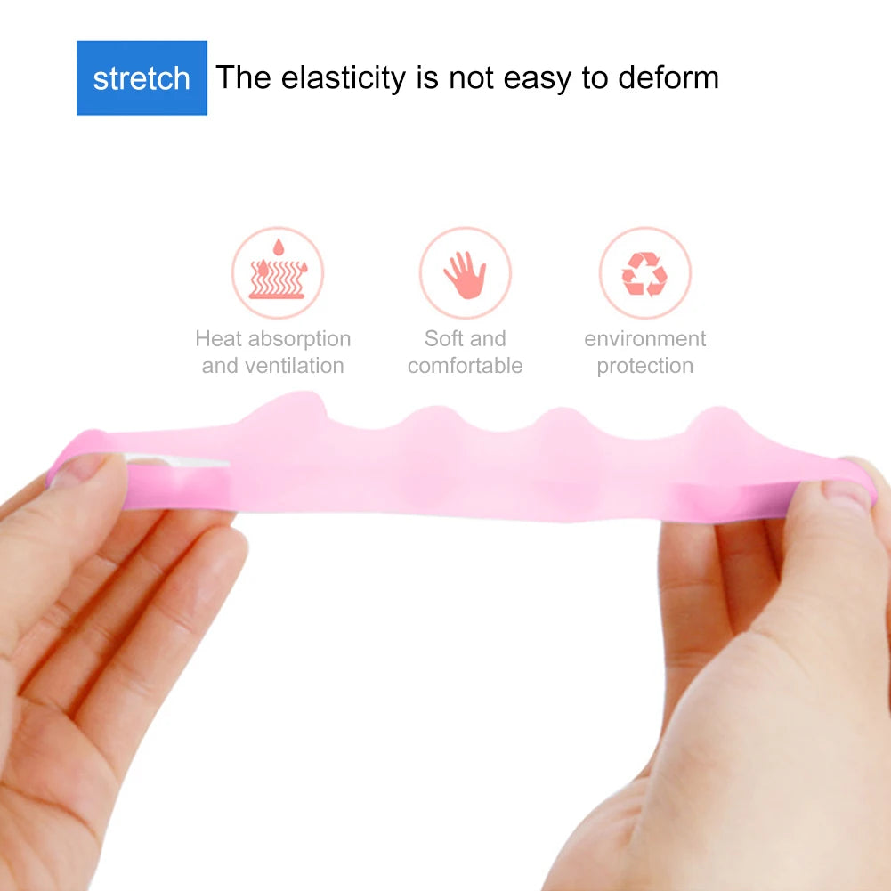 SEBS Comfortable Toe Separator Hallux Valgus Corrector Orthopedic Hammer Straightener Spreader Reduction Friction