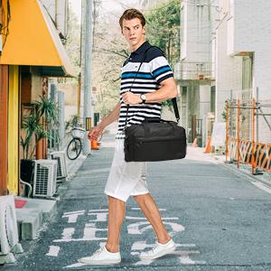 Kono Holdall Cabin Luggage Carry-on Bag Under Seat Flight Bag with Shoulder Strap