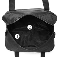 Kono Holdall Cabin Luggage Carry-on Bag Under Seat Flight Bag with Shoulder Strap