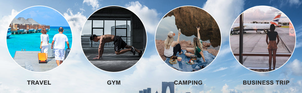 Kono Ryanair-Approved 40x20x25cm Underseat Cabin Bag | 20L Foldable Holdall - Lightweight Carry-On Hand Luggage